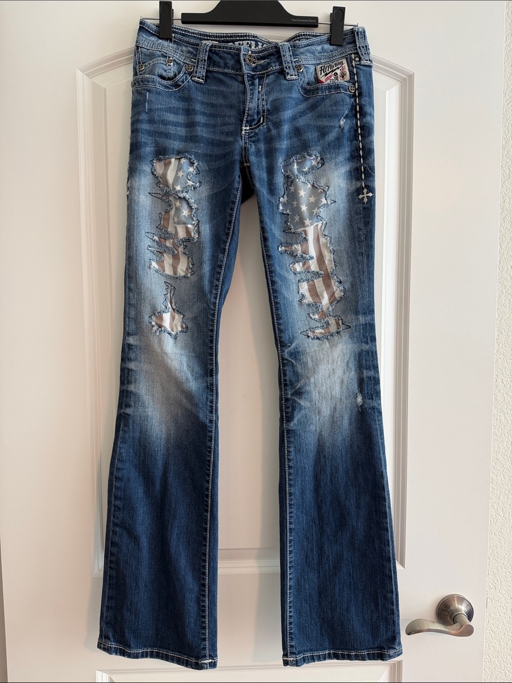 Affliction Jade Patriot Crossroad Denim Jeans Size 28
